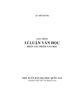 Giáo trình lí luận văn học phần tác phẩm văn học pptx