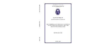 Luận văn thạc sĩ luật học thực thi pháp luật về chính sách ưu đãi đối với người có công với cách mạng từ thực tiễn huyện tân yên tỉnh bắc giang