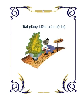 Bài giảng kiểm toán nội bộ