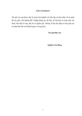 Luận văn thạc sĩ quản lý tài nguyên và môi trường giải pháp hoàn thiện công tác xây dựng định mức kinh tế kỹ thuật trong quản lý khai thác công trình thủy lợi tại công ty trách nhiệm hữu hạn một thành viên thủy lợi sông đáy