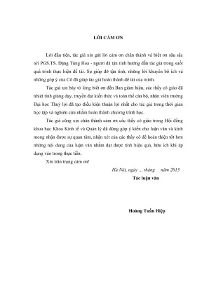 Luận văn thạc sĩ chuyên ngành quản lý tài nguyên và môi trường đề xuất giải pháp đảm bảo thực hiện dự án di dời nhà bè nhằm khôi phục cảnh quan cho vịnh hạ long