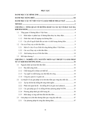 Luận văn thạc sĩ xây dựng công trình thủy nghiên cứu giải pháp xử lý khi đào đường hầm qua vùng địa chất xấu