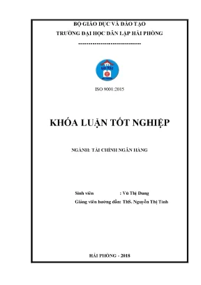 Luận văn giải pháp nâng cao chất lượng tín dụng tại ngân hàng tmcp