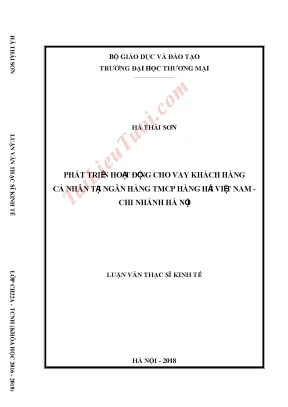 Luận văn thạc sĩ phát triển ngân hàng tmcp hàng hải việt nam chi nhánh hà nội