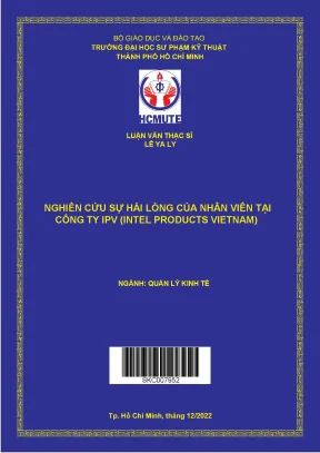 Luận văn thạc sĩ nghiên cứu sự hài lòng của nhân viên tại công ty ipv intel products vietnam