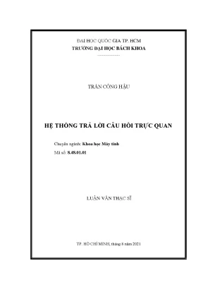 Luận văn thạc sĩ khoa học máy tính hệ thống trả lời câu hỏi trực quan