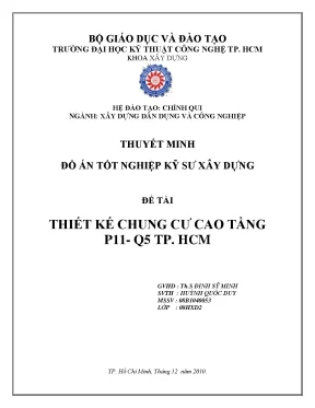 Luận văn thiết kế chung cư cao tầng p11 q5 tphcm