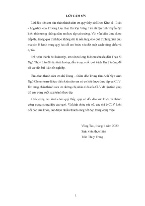 Luận văn tốt nghiệp một số giải pháp hoàn thiện hoạt động truyền thông marketing của trung tâm anh ngữ cleverlearn