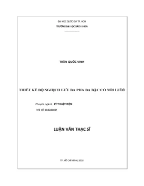 Luận văn thạc sĩ kỹ thuật điện thiết kế bộ nghịch lưu ba pha ba bậc có nối lưới