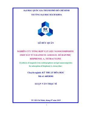 Luận văn thạc sĩ kỹ thuật hóa học nghiên cứu tổng hợp vật liệu nanocomposite oxit sắt từ