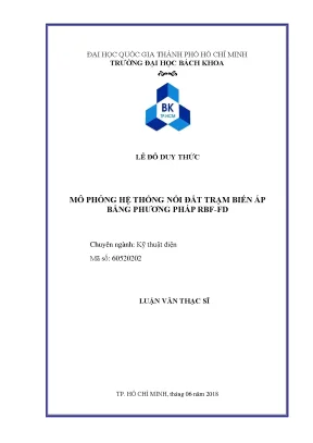 Luận văn thạc sĩ kỹ thuật điện tối ưu hóa phối hợp relay quá dòng trong lưới điện phân phối