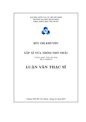 Luận văn thạc sĩ toán ứng dụng xấp xỉ nửa nhóm nhỏ nhất