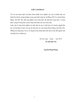 Luận văn thạc sĩ quản lý kinh tế giải pháp nâng cao chất lượng đội ngũ cán bộ công chức viên chức tại ủy ban nhân dân huyện đoan hùng tỉnh phú thọ