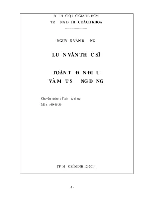 Luận văn thạc sĩ toán ứng dụng toán tử đơn điệu và một số ứng dụng