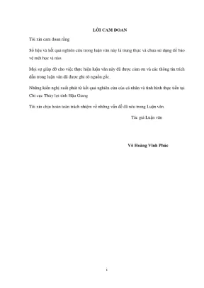 Luận văn thạc sĩ quản lý xây dựng nghiên cứu giải pháp nâng cao hiệu quả khai thác công trình thủy lợi trên hệ thống ô môn xà no tỉnh hậu giang