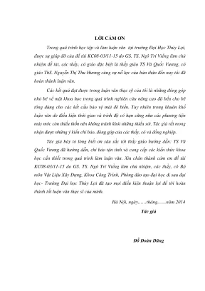 Luận văn thạc sĩ xây dựng công trình thủy nghiên cứu sử dụng kết hợp một số loại phụ gia để tăng độ bền cho bê tông các kết cấu bảo vệ mái đê biển ang giao phong nam định