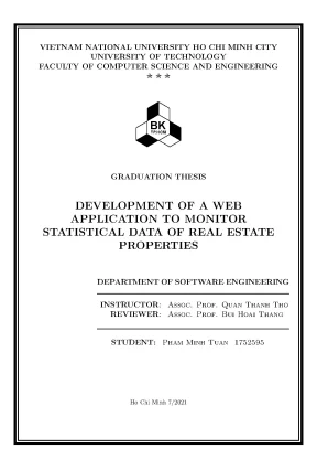 Luận văn tốt nghiệp công nghệ phần mềm development of a web application to monitor statistical data of real estate properties