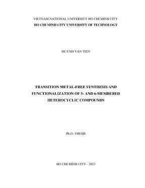 Luận văn thạc sĩ kỹ thuật hóa học transition metalfree synthesis and functionalization of 5and 6membered heterocyclic compounds