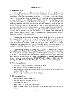 Luận văn tốt nghiệp hoàn thiện quy trình kế toán tiền lương và các khoản trích theo lương tại công ty tnhh thiết bị và dịch vụ công nghệ sao phương bắc chi nhánh bà rịa vũng tàu