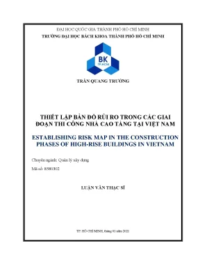 Luận văn thạc sĩ quản lý xây dựng thiết lập bản đồ rủi ro trong các giai đoạn thi công nhà cao tầng tại việt nam