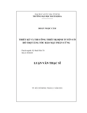 Luận văn thạc sĩ kỹ thuật điện tử thiết kế và thi công thiết bị định tuyến có hỗ trợ tăng tốc bảo mật phần cứng