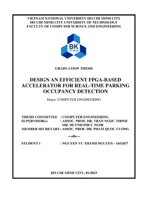 Luận văn tốt nghiệp khoa học máy tính design an efficient fpgabased accelerator for realtime parking occupancy detection
