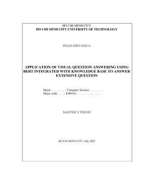 Luận văn thạc sĩ khoa học máy tính application of visual question answering using bert integrated with knowledge base to answer extensive question