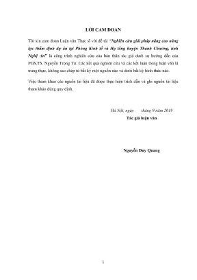 Luận văn thạc sĩ quản lý xây dựng nghiên cứu giải pháp nâng cao năng lực thẩm định dự án tại phòng kinh tế và hạ tầng huyện thanh chương tỉnh nghệ an