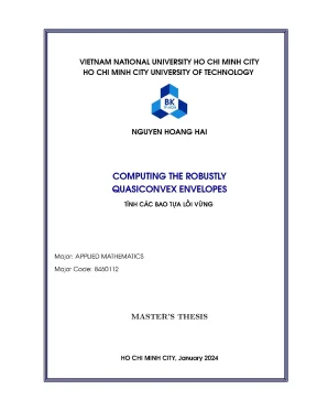 Luận văn thạc sĩ toán ứng dụng computing the robustly quasiconvex envelopes