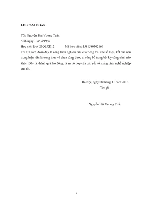Luận văn thạc sĩ quản lý xây dựng nghiên cứu đánh giá công tác quản lý tiến độ thi công cho công trình ql1a đoạn km 672 600km704 900 tỉnh quảng bình