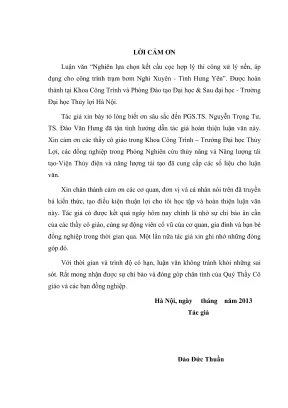Luận văn thạc sĩ xây dựng công trình thủy nghiên cứu lựa chọn kết cấu cọc hợp lý thi công xử lý nền áp dụng cho công trình trạm bơm nghi xuyên tỉnh hưng yên