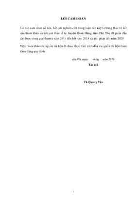 Luận văn thạc sĩ quản lý kinh tế giải pháp tăng cường thực hiện chương trình mục tiêu quốc gia xây dựng nông thôn mới trên địa bàn huyện đoan hùng tỉnh phú thọ