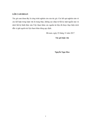 Luận văn thạc sĩ quản lý xây dựng nghiên cứu thực trạng và đề xuất các giải pháp nâng cao chất lượng các công trình xử lý khẩn cấp của đê sông trong mùa mưa lũ tỉnh hà nam