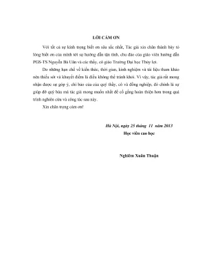 Luận văn thạc sĩ kinh tế tài nguyên thiên nhiên và môi trường nghiên cứu hoàn thiện mô hình quản lý áp dụng thử nghiệm quy chế đặt hàng khai thác và bảo vệ công trình thủy lợi tại tuyên quang
