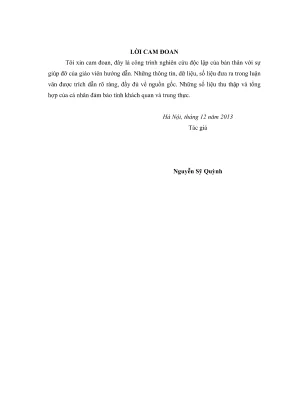 Luận văn thạc sĩ kinh tế tài nguyên thiên nhiên và môi trường giải pháp tăng cường hoạt động quản trị nguồn nhân lực công ty cổ phần comaland