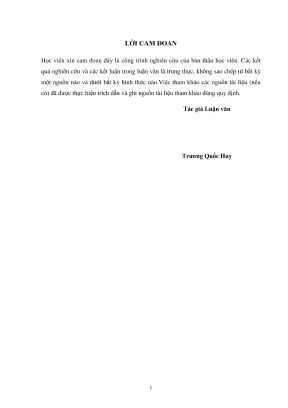 Luận văn thạc sĩ quản lý xây dựng nghiên cứu đề xuất một số giải pháp quản lý chất lượng thi công xây dựng tại công ty tnhh thương mại và xây dựng đức toàn thắng