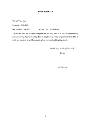 Luận văn thạc sĩ quản lý xây dựng nghiên cứu và đề xuất giải pháp quản lý tiến độ dự án đầu tư xây dựng tuyến đê tả lam