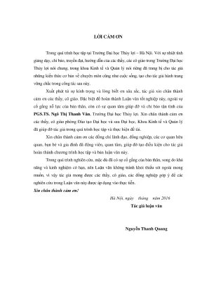 Luận văn thạc sĩ kinh tế tài nguyên thiên nhiên và môi trường đề xuất một số giải pháp nâng cao hiệu quả kinh tế xã hội các công trình thủy lợi trên địa bàn thành phố hà nội