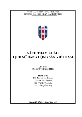 Sách tham khảo lịch sử đảng cộng sản việt nam