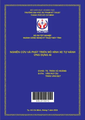 Đồ án tốt nghiệp nghiên cứu và phát triển mô hình xe tự hành ứng dụng ai