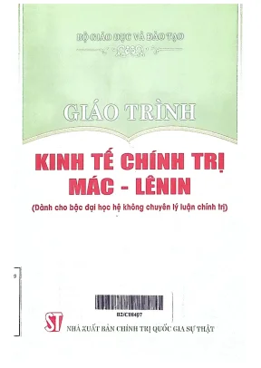 Giáo trình kinh tế chính trị mác lênin dành cho bậc đại học hệ không chuyên lý luận chính trị ngô tuấn nghĩa