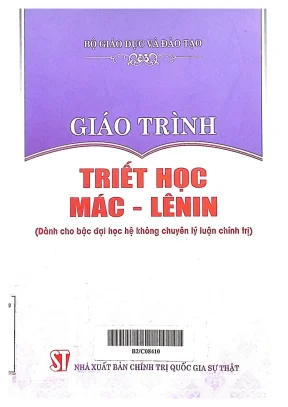 Giáo trình triết học mác lênin dành cho bậc đại học hệ không chuyên lý luận chính trị phạm văn đức