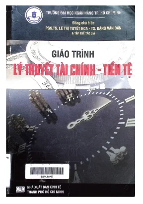 Giáo trình lý thuyết tài chính tiền tệ lê thị tuyết hoa cb và những người khác