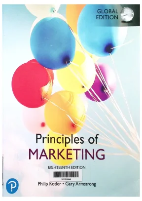 Principles of marketing philip kotler gary armstrong with marc oliver opresnik
