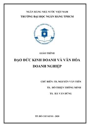 Giáo trình đạo đức kinh doanh và văn hóa doanh nghiệp nguyễn văn tiến hồ thiện thông minh hà văn dũng