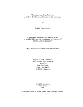 Luận án tiến sĩ the discursive coding of software a study of the relationship between stability and change