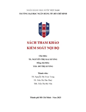 Sách tham khảo kiểm soát nội bộ