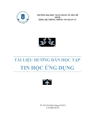 Tài liệu hướng dẫn học tập tin học ứng dụng hồ thị linh và nh ng kh