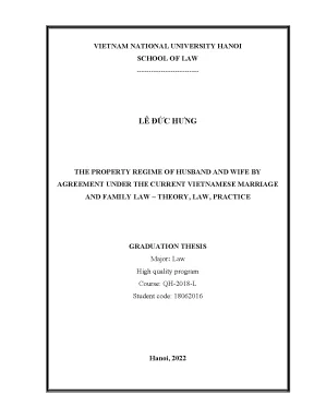 Khóa luận tốt nghiệp the property regime of husband and wife by agreement under the current vietnamese marriage and family law theory law practice