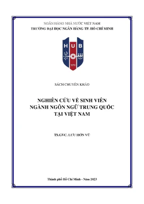 Sách chuyên khảo nghiên cứu về sinh viên ngành ngôn ngữ trung quốc tại việt nam